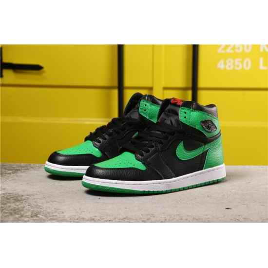 Nike Air Jordan 1 Retro Black Green Men Shoes